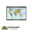 Учебная карта «Природные зоны мира» (100х140)