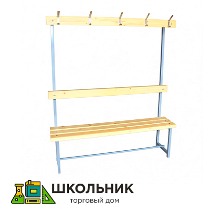 Система хранения вещей обучающихся со скамьей в комплекте