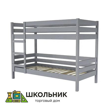 Детская двухъярусная кровать из массива сосны