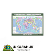 Учебная карта «Строение земной коры и полезные ископаемые мира» (100х140)