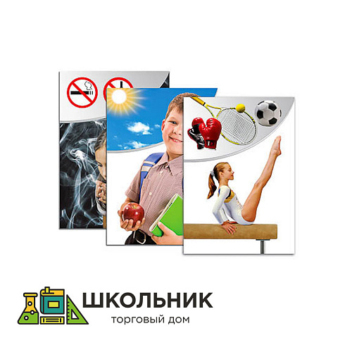 Модель-аппликация "Здоровье человека" (ламинированная)