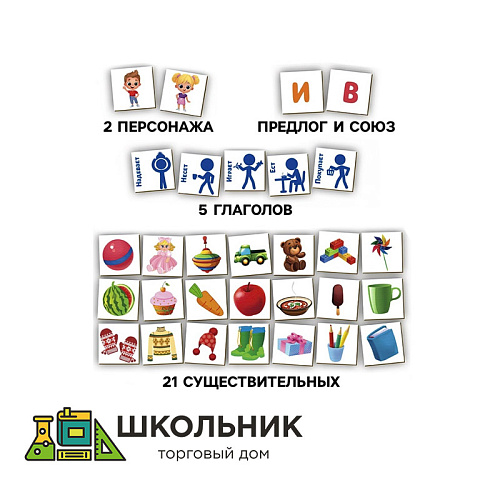 Развивающая игра «Составь предложения»