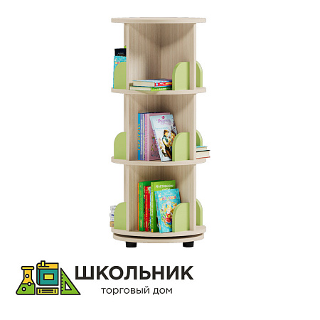 Поворотная книжная полка