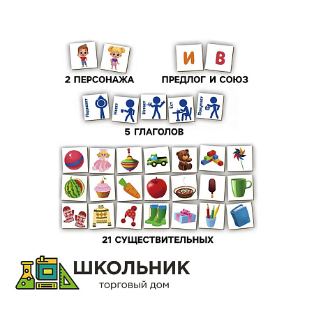 Развивающая игра «Составь предложения»