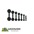 Гантель литая чугунная 