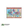 Учебная карта «Вторая мировая война в Европе (1939 - 1945 гг.). Военные действия в Европе» (100*140)
