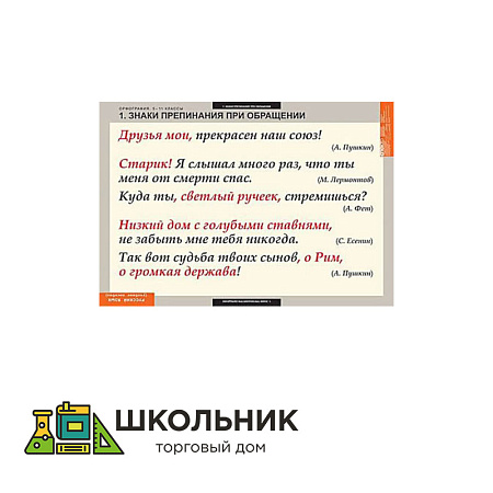 Таблицы демонстрационные «Русский язык. Орфография» (5-11 класс)