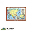 Учебная карта «Южная и Восточная Азия в середине и второй половине XIX вв.» (100*140)