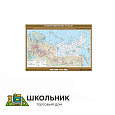 Учебная карта «Электроэнергетика России» 100х140