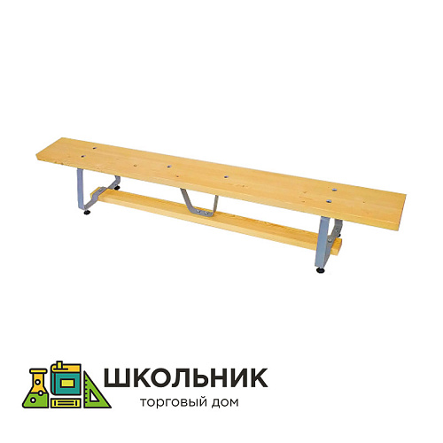 Скамья гимнастическая 3,0 м. с металлическими ногами