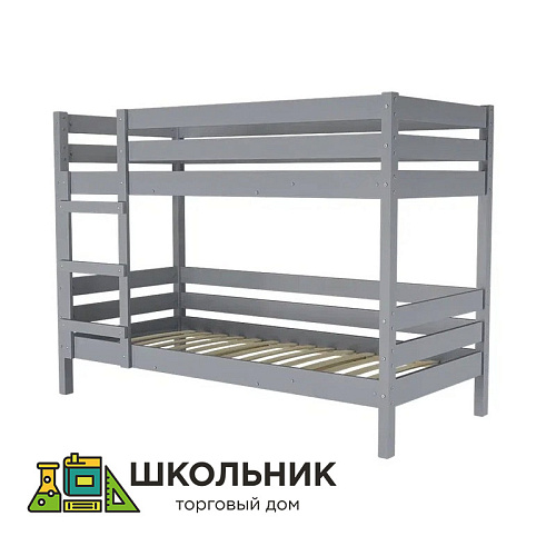 Детская двухъярусная кровать из массива сосны