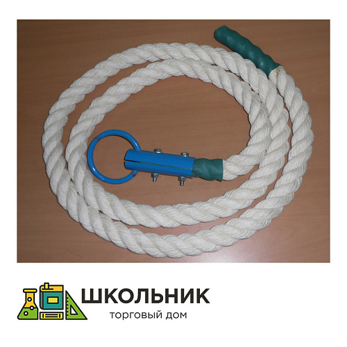 Канат для лазания х/б 7м. диам.40мм